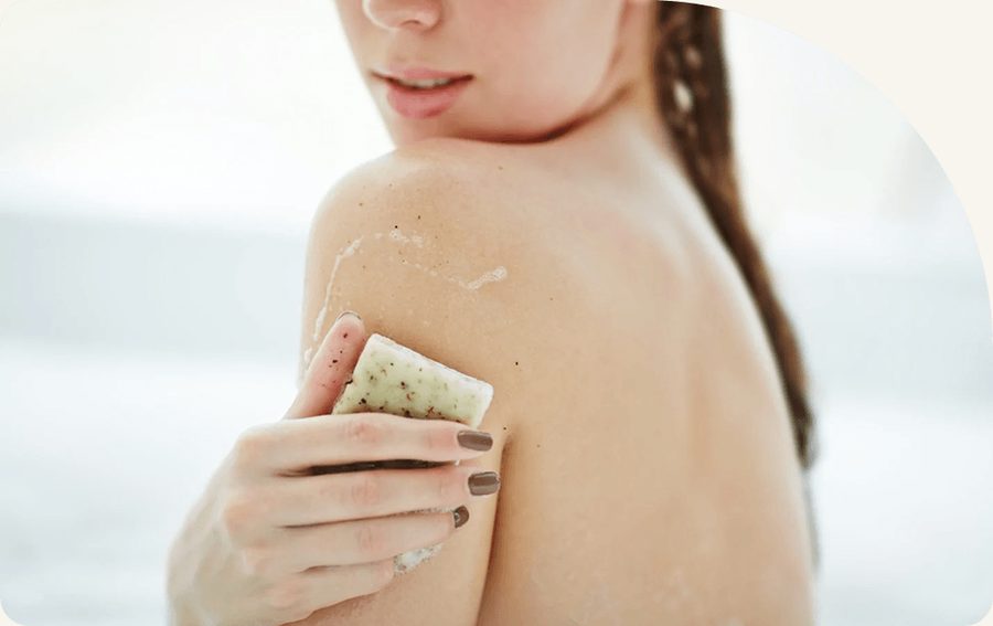 Applying body butter