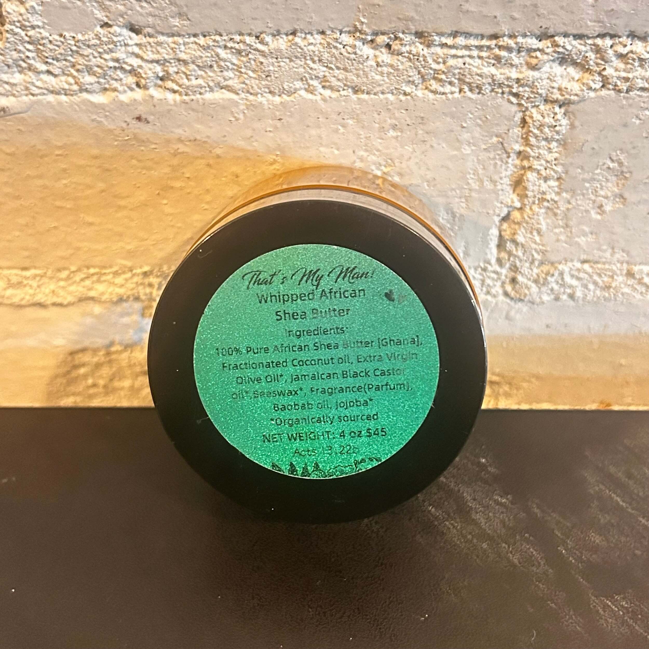 Whipped shea body butter